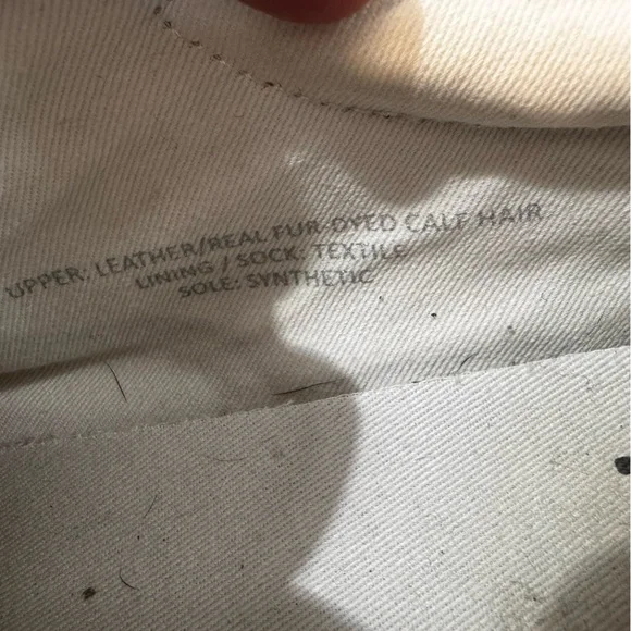 MadeWell Kick Off Sneakers in Leather & Spot Dot Calf Hair W8 - Picture 3 of 12